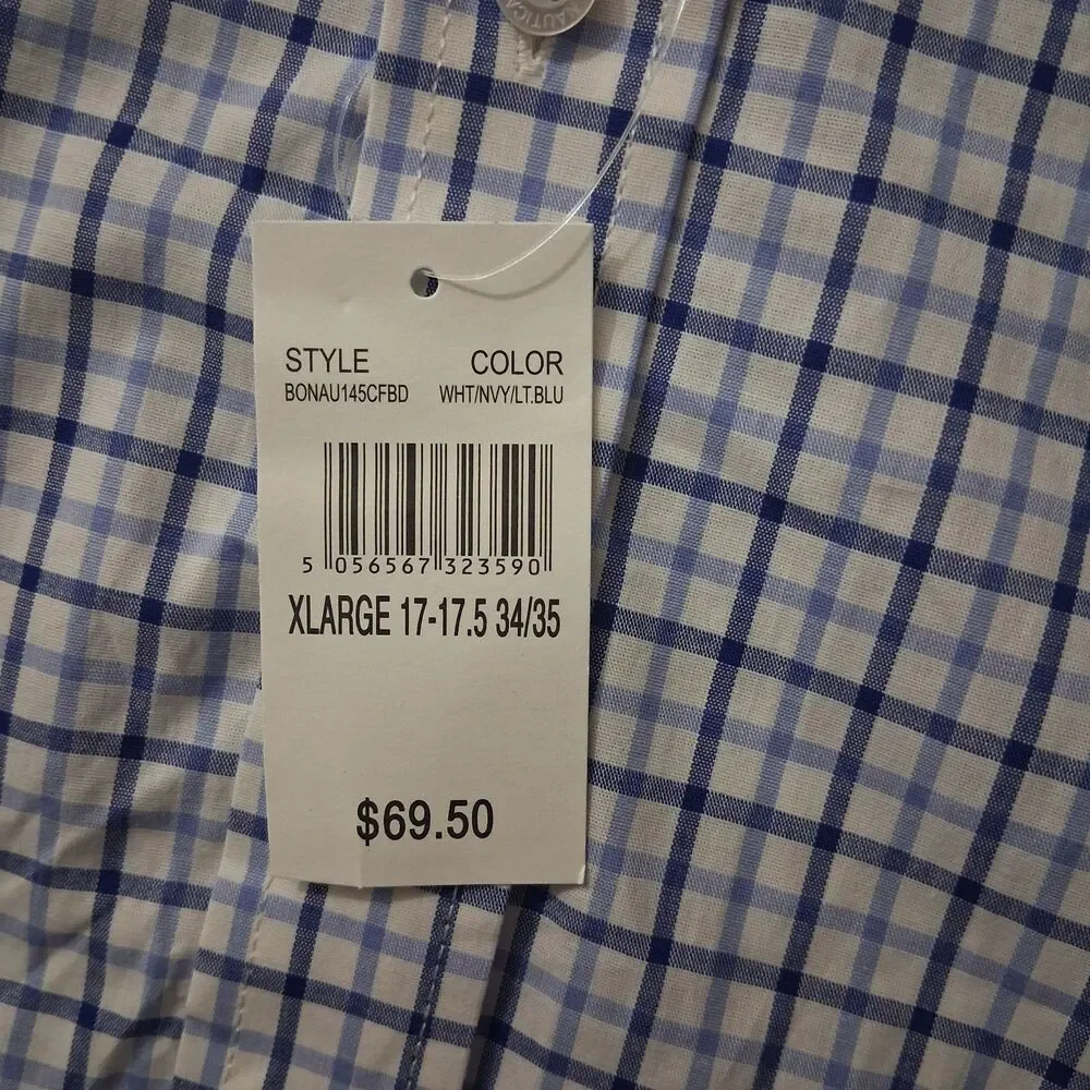 Nautica Men's XL Shirt NEW WITH TAGS Button Up Long Sleeve Regular Fit - Picture 4 of 9